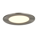 Virunga LED Ground Light – Satin Nickel
