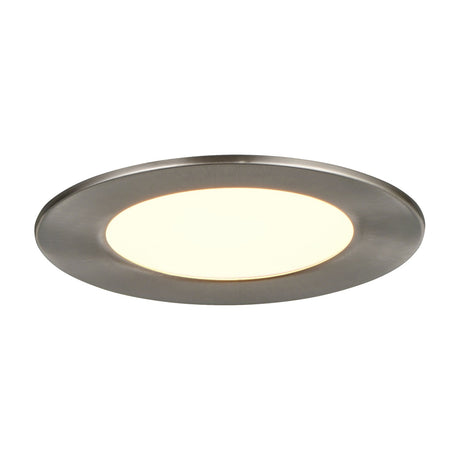 Virunga LED Ground Light – Satin Nickel