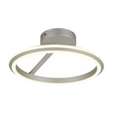 Amador LED Circular Ceiling Light – Satin Nickel