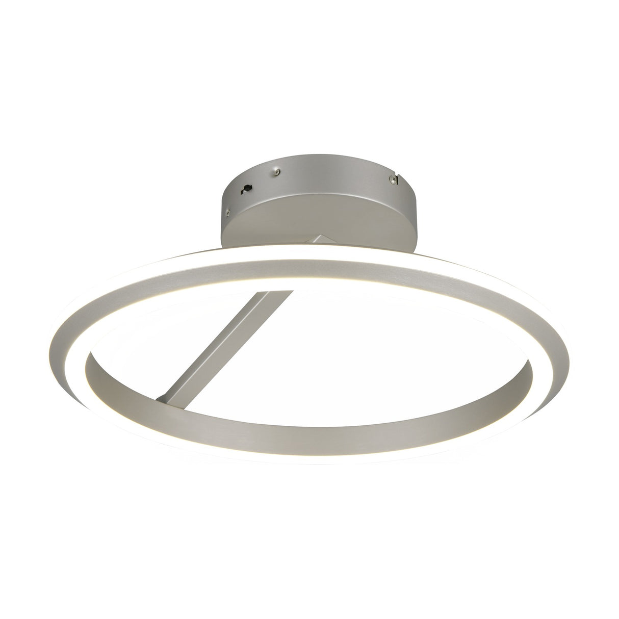 Amador LED Circular Ceiling Light – Satin Nickel