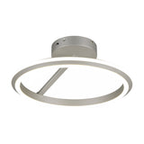 Amador LED Circular Ceiling Light – Satin Nickel