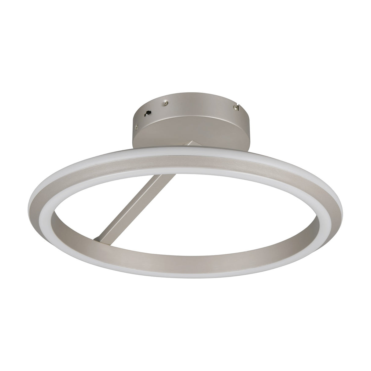 Amador LED Circular Ceiling Light – Satin Nickel