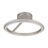 Amador LED Circular Ceiling Light – Satin Nickel