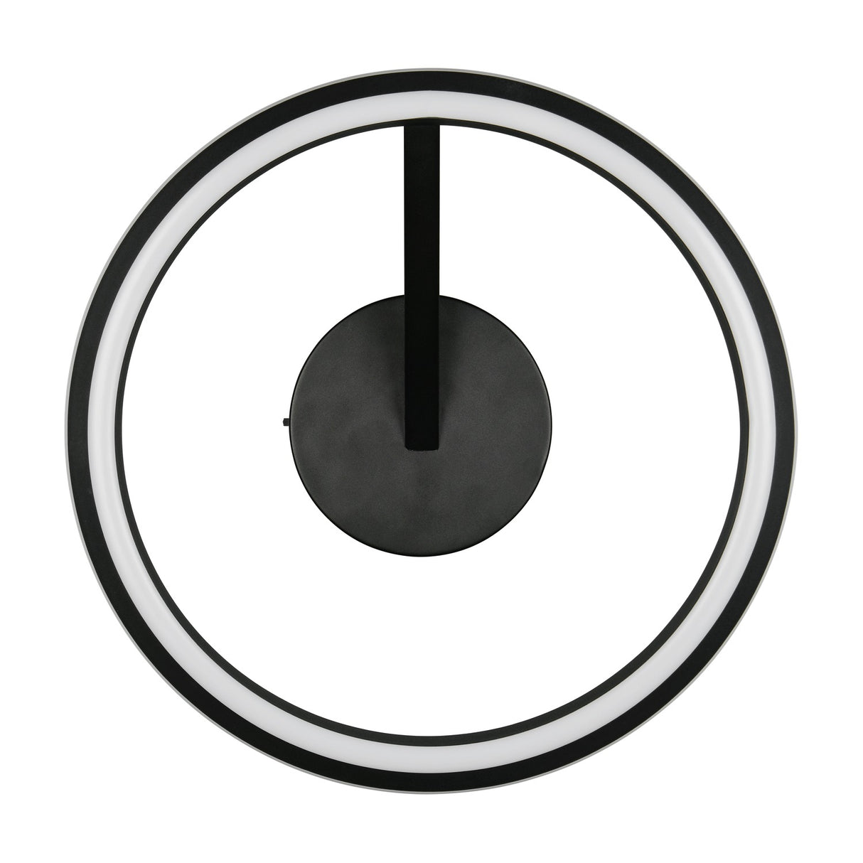 Amador LED Circular Ceiling Light – Matt Black