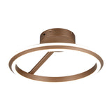 Amador LED Circular Ceiling Light – Coffee