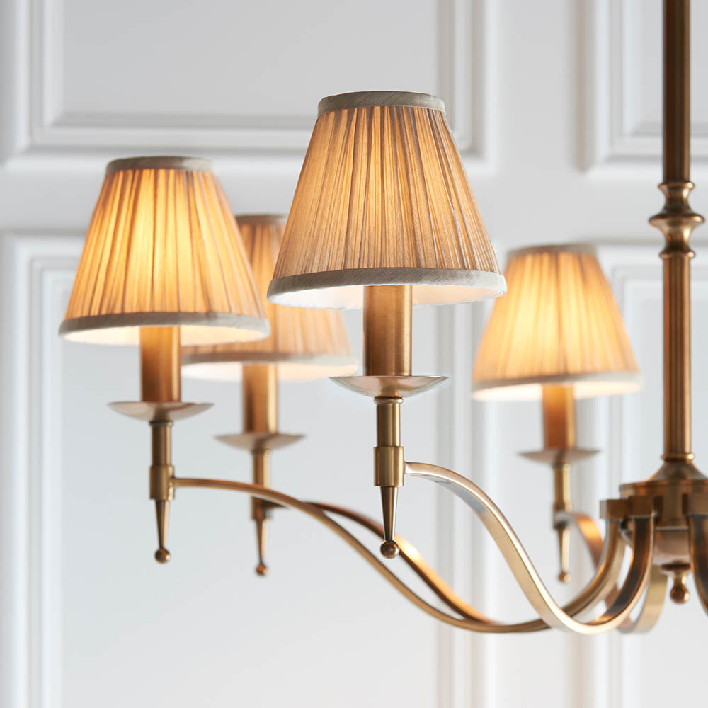 Ambledale 8 Light Pendant - Antique Brass