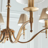 Ambledale 8 Light Pendant - Antique Brass