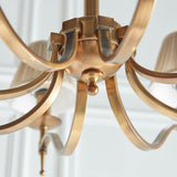 Ambledale 8 Light Pendant - Antique Brass