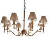 Ambledale 8 Light Pendant - Antique Brass