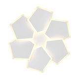 Zaya 7 Light LED Remote Control Chandelier – Matt White