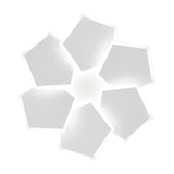 Zaya 7 Light LED Remote Control Chandelier – Matt White