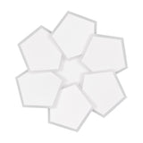 Zaya 7 Light LED Remote Control Chandelier – Matt White