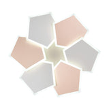 Zaya 7 Light LED Remote Control Chandelier – Coffee