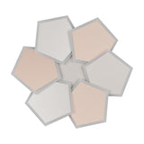 Zaya 7 Light LED Remote Control Chandelier – Coffee