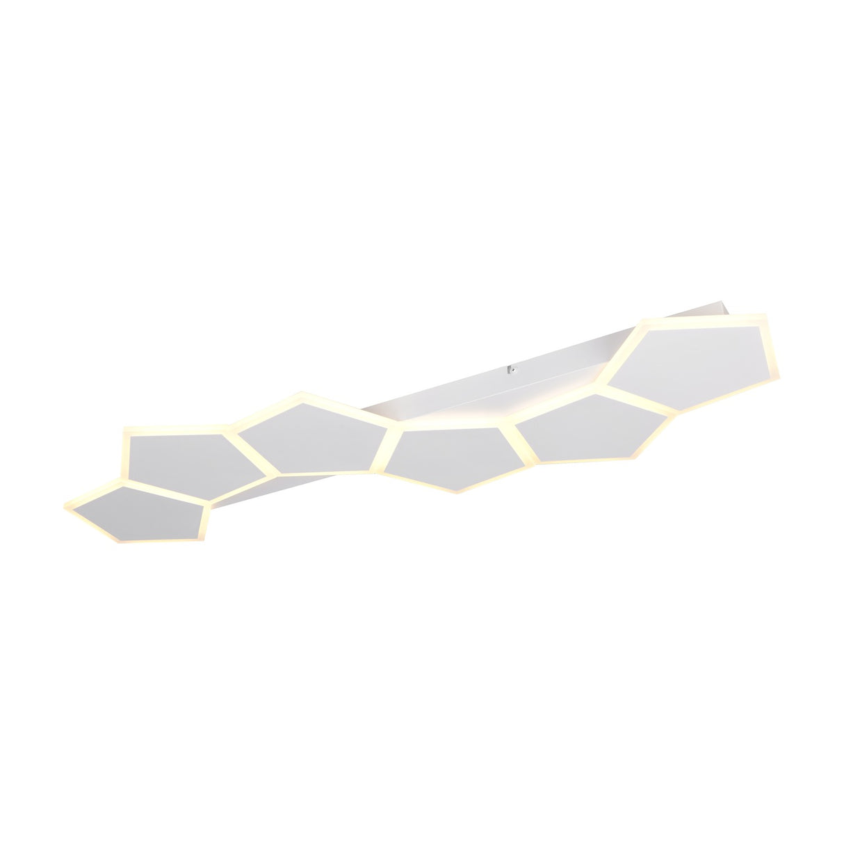 Zaya 6 Light LED Linear Chandelier – Matt White