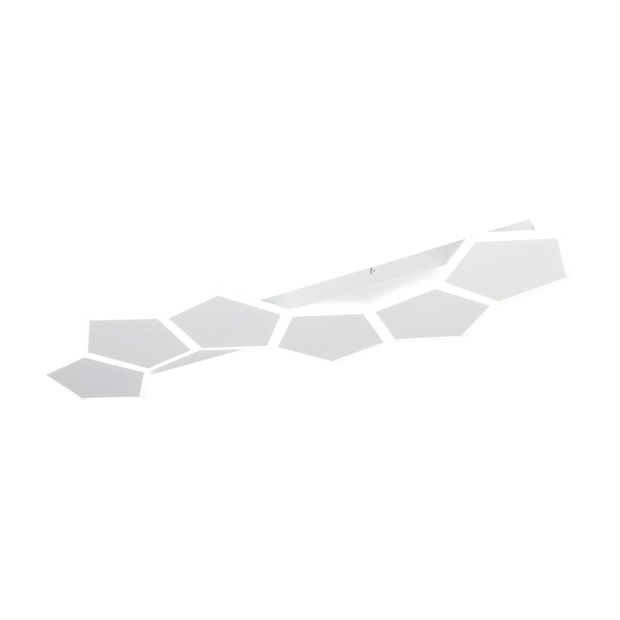Zaya 6 Light LED Linear Chandelier – Matt White