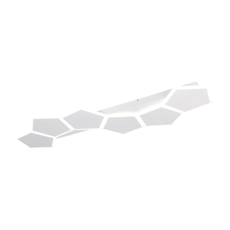 Zaya 6 Light LED Linear Chandelier – Matt White