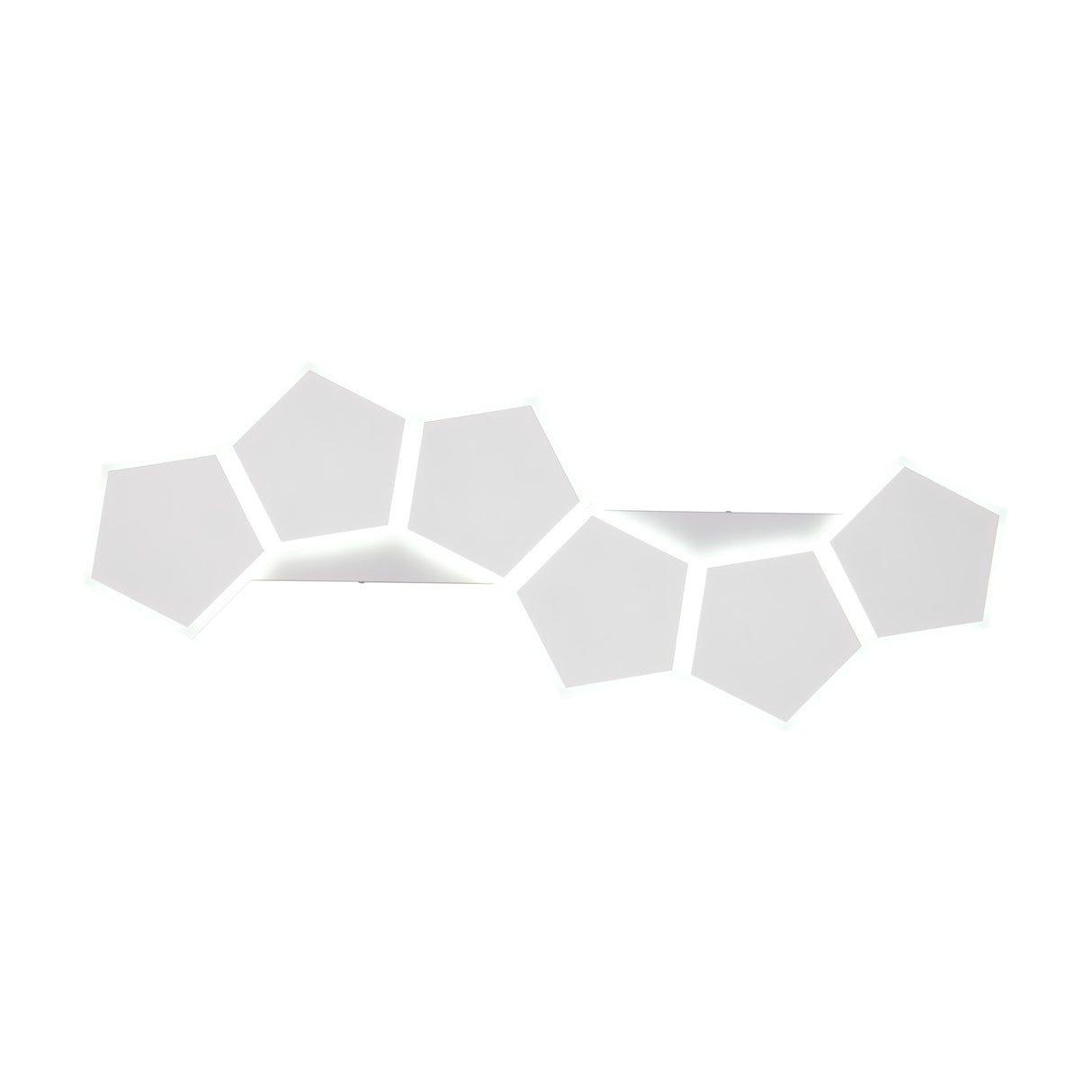 Zaya 6 Light LED Linear Chandelier – Matt White
