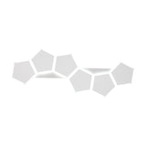 Zaya 6 Light LED Linear Chandelier – Matt White