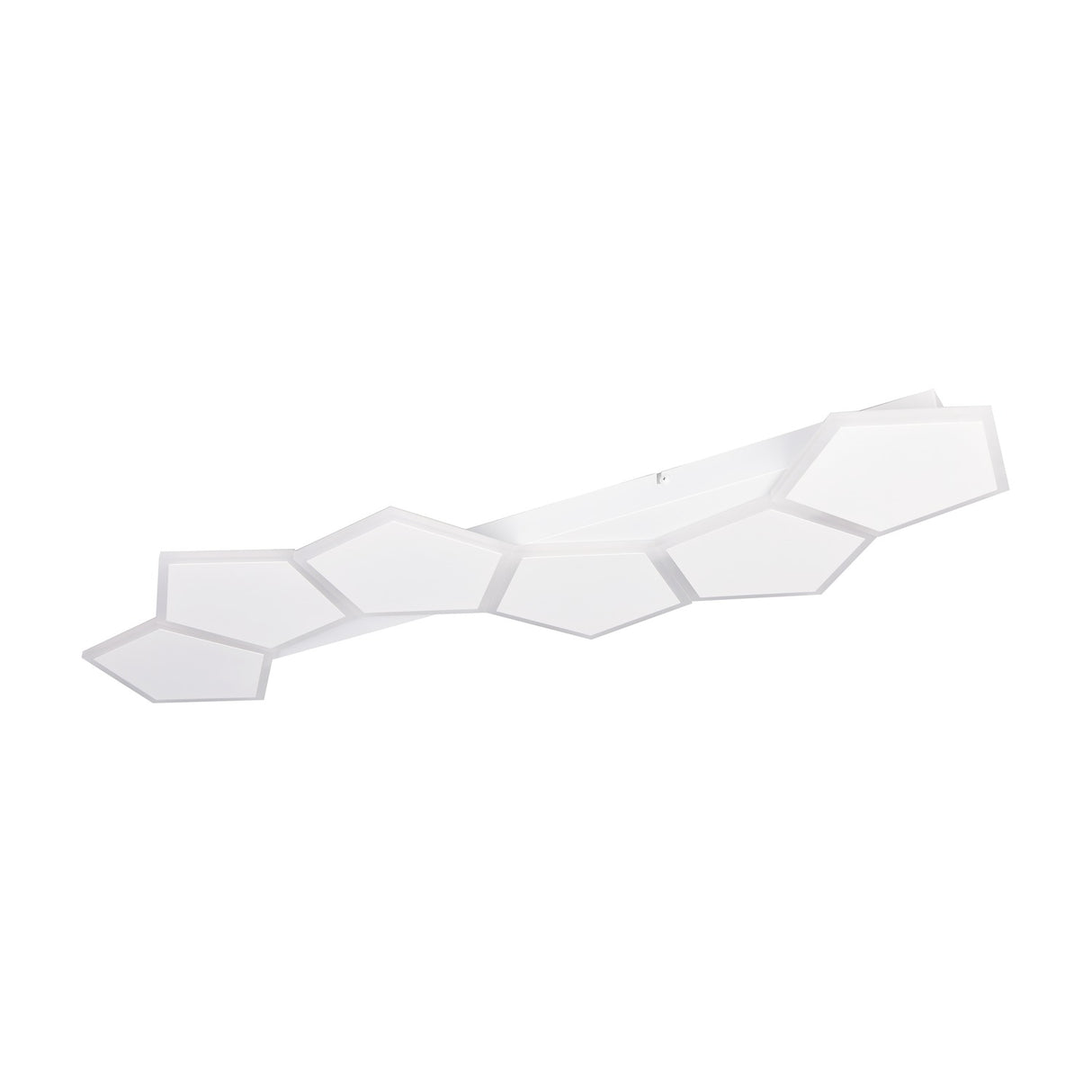 Zaya 6 Light LED Linear Chandelier – Matt White