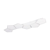 Zaya 6 Light LED Linear Chandelier – Matt White