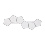 Zaya 6 Light LED Linear Chandelier – Matt White
