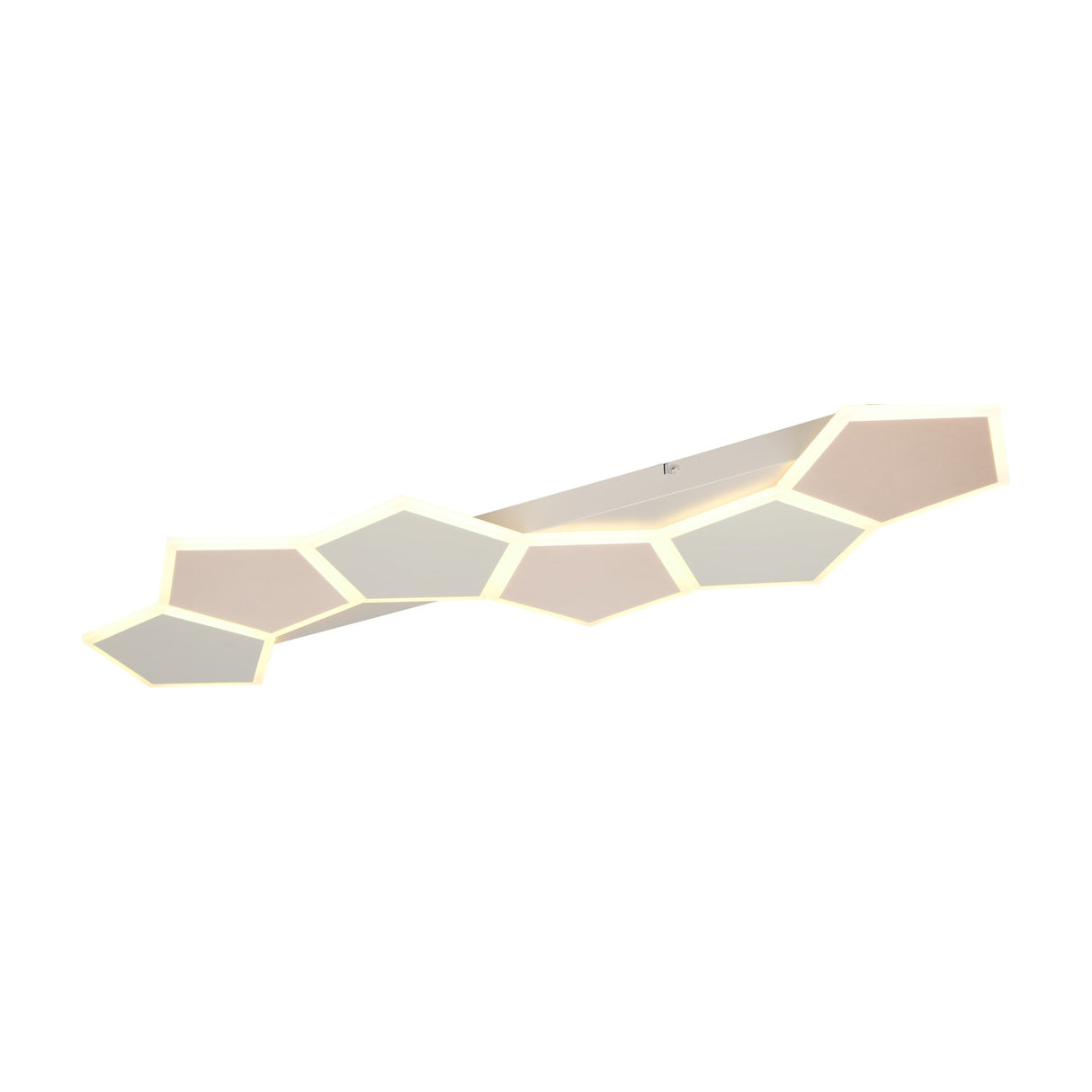 Zaya 6 Light LED Remote Control Linear Chandelier – Coffee