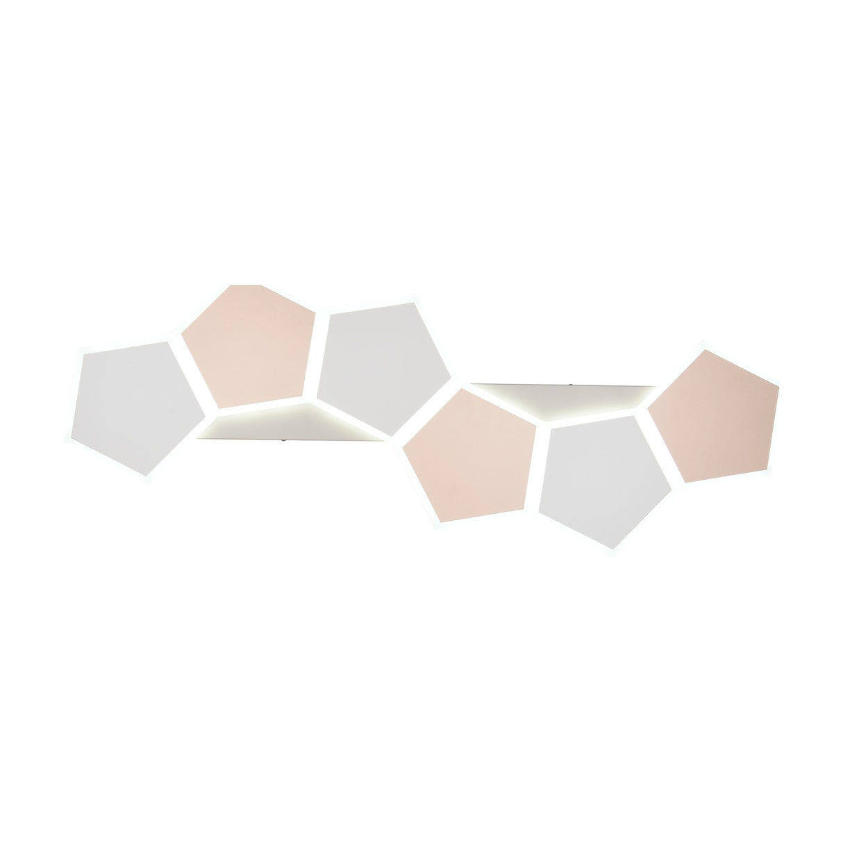 Zaya 6 Light LED Remote Control Linear Chandelier – Coffee