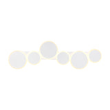 Ovela 6 Light LED Remote Control Chandelier – Matt White