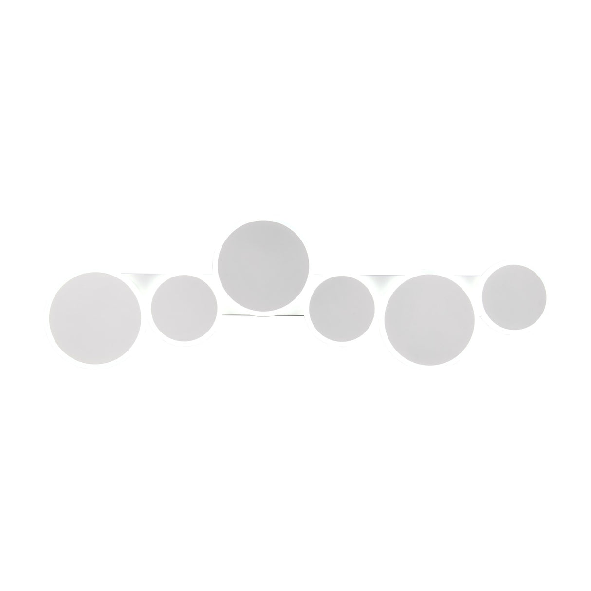 Ovela 6 Light LED Remote Control Chandelier – Matt White