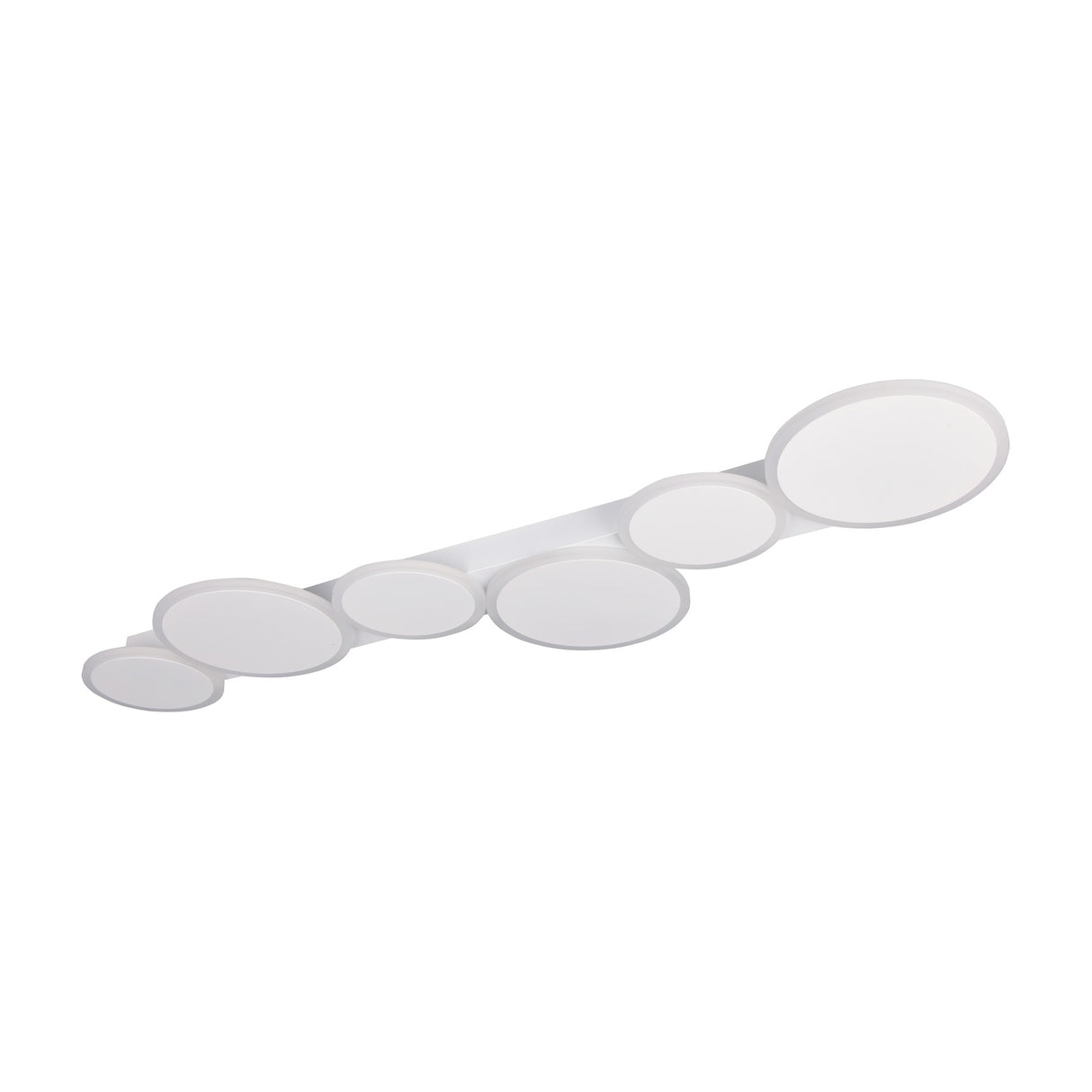 Ovela 6 Light LED Remote Control Chandelier – Matt White