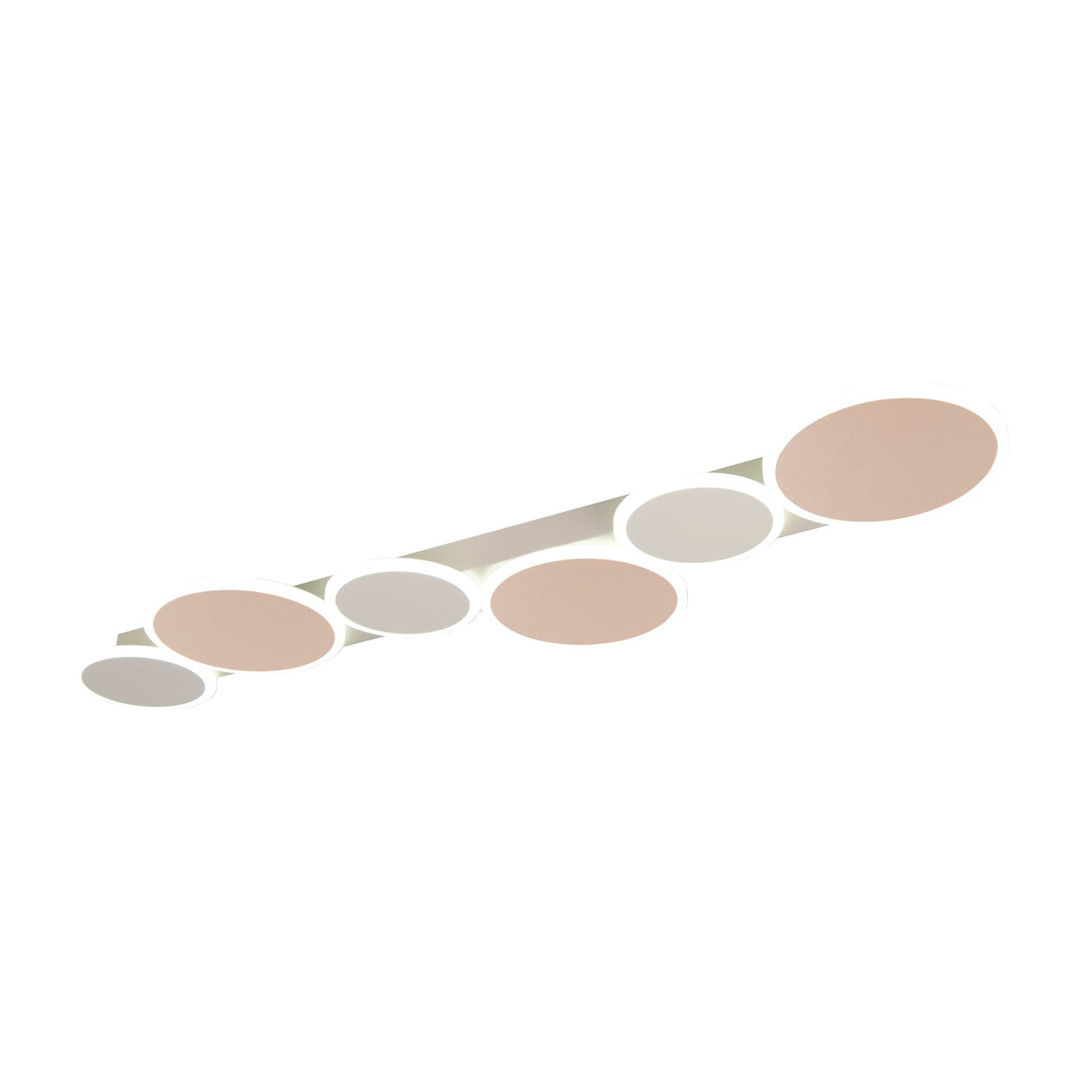 Ovela 6 Light LED Remote Control Linear Chandelier – Coffee