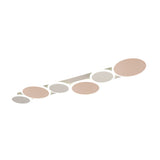 Ovela 6 Light LED Remote Control Linear Chandelier – Coffee