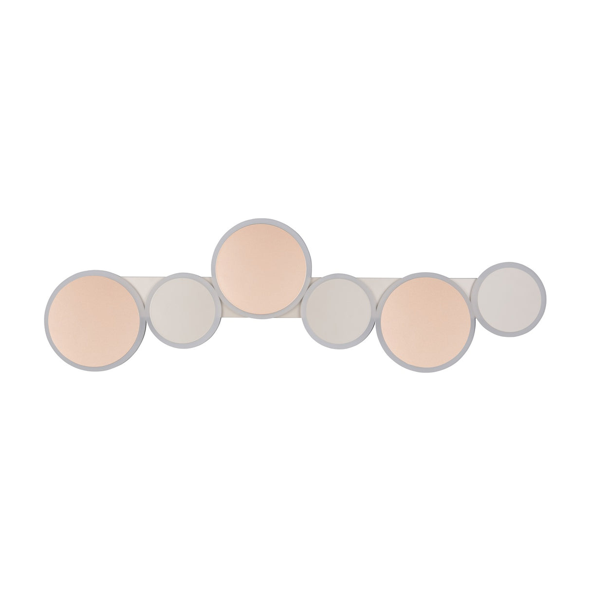 Ovela 6 Light LED Remote Control Linear Chandelier – Coffee