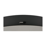 Romeo 5 Light LED Glass Ceiling Light – Satin Nickel