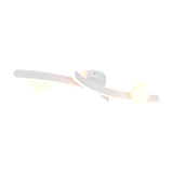 Napoli 2 Light LED Glass Ceiling Light – Matt White
