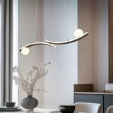 Napoli 2 Light LED Glass Ceiling Light – Matt White