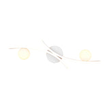 Napoli 2 Light LED Glass Ceiling Light – Matt White