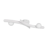 Napoli 2 Light LED Glass Ceiling Light – Matt White