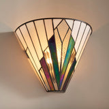 Larkbury Tiffany Wall Light - Black