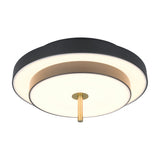 Keaton LED Round Ceiling Light – Black & Gold