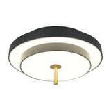 Keaton LED Round Ceiling Light – Black & Gold