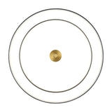 Keaton LED Round Ceiling Light – Black & Gold