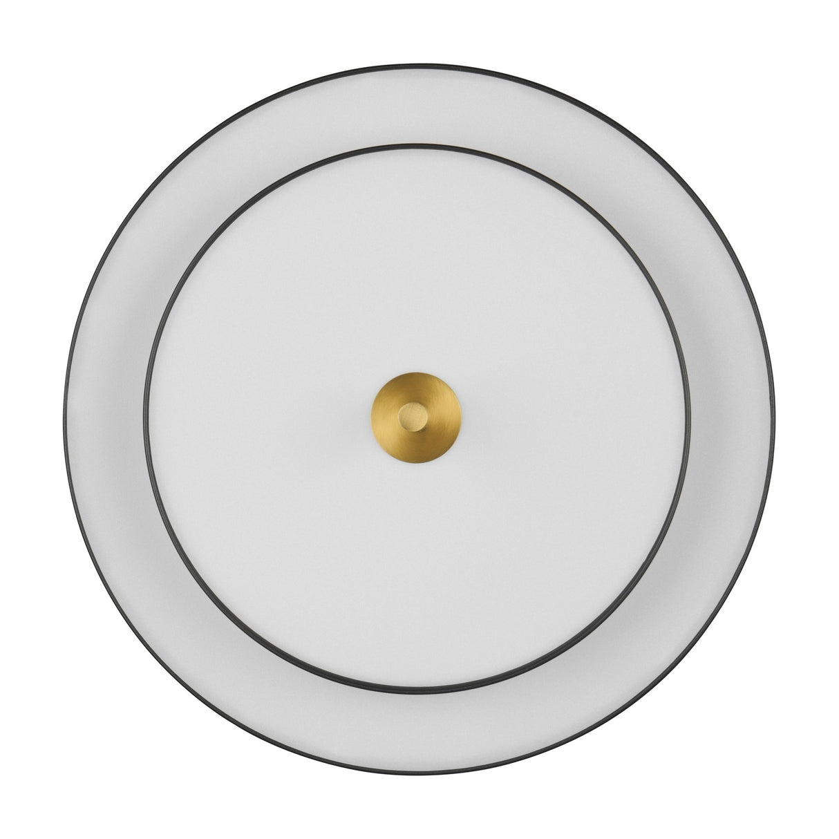 Keaton LED Round Ceiling Light – Black & Gold