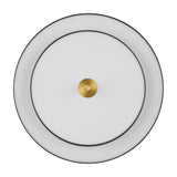 Keaton LED Round Ceiling Light – Black & Gold