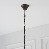 Alderworth Large 3 Light Tiffany Pendant - Flame