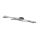 Blaze 2 Light LED Linear Ceiling Light – Brushed Aluminium