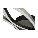 Blaze 2 Light LED Linear Ceiling Light – Brushed Aluminium