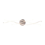 Blaze 2 Light LED Linear Ceiling Light – Brushed Aluminium