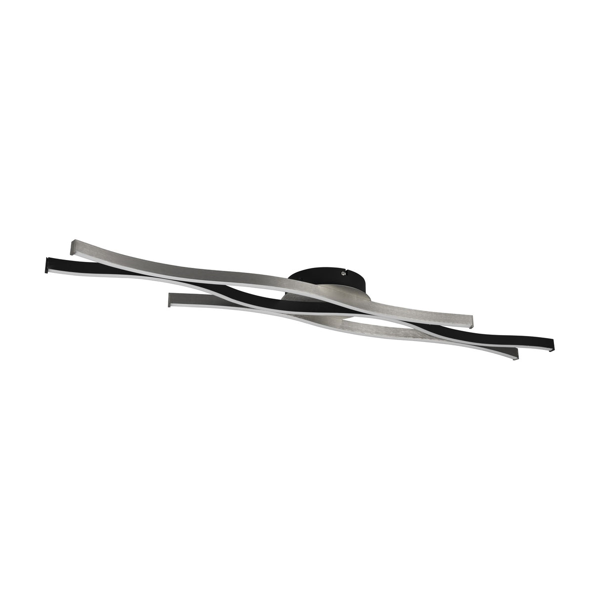 Blaze 2 Light LED Linear Ceiling Light – Brushed Aluminium